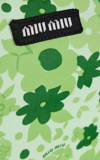 Miu Miu Floral Jersey Tank Top | Thumbnail 5 Miu Miu Floral Jersey Tank Top | Thumbnail 5