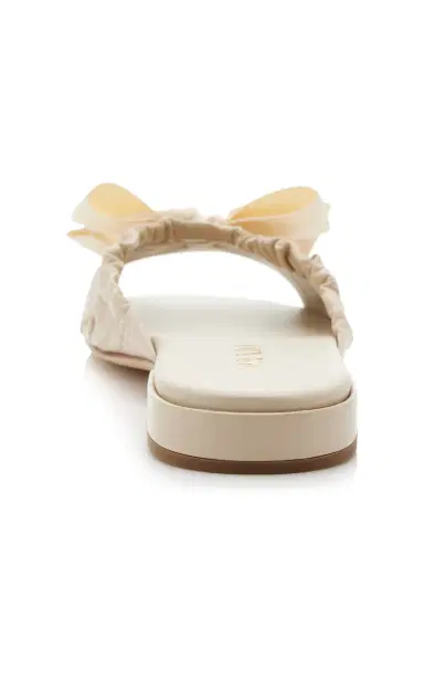 Prada Grosgrain-Trimmed Leather Sandals | Thumbnail 5 Prada Grosgrain-Trimmed Leather Sandals | Thumbnail 5