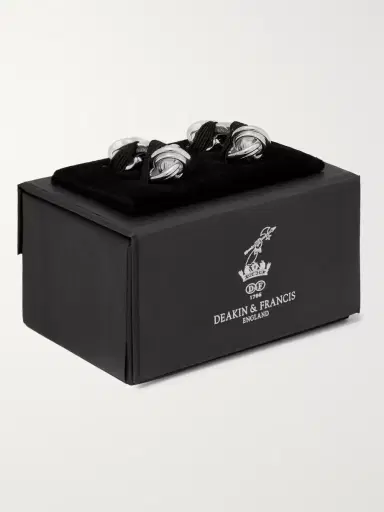 DEAKIN & FRANCIS Knot Sterling Silver Cufflinks - Men | Thumbnail 3 DEAKIN & FRANCIS Knot Sterling Silver Cufflinks - Men | Thumbnail 3