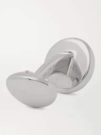 DEAKIN & FRANCIS Sterling Silver, Mother-of-Pearl and Sapphire Cufflinks - Men | Thumbnail 2 DEAKIN & FRANCIS Sterling Silver, Mother-of-Pearl and Sapphire Cufflinks - Men | Thumbnail 2