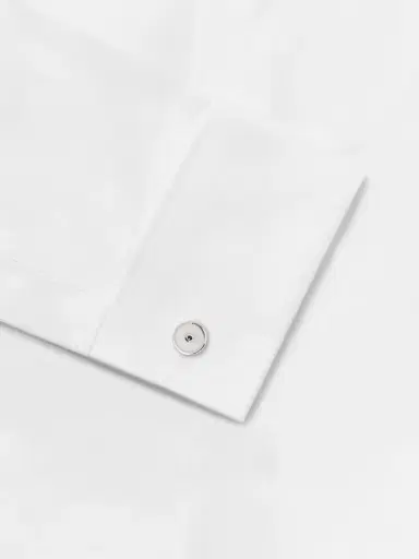 DEAKIN & FRANCIS Sterling Silver, Mother-of-Pearl and Sapphire Cufflinks - Men | Thumbnail 3 DEAKIN & FRANCIS Sterling Silver, Mother-of-Pearl and Sapphire Cufflinks - Men | Thumbnail 3