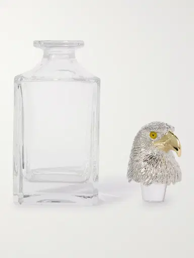 DEAKIN & FRANCIS Eagle Sterling Silver, Gold-Plated and Crystal Decanter - Men | Thumbnail 2