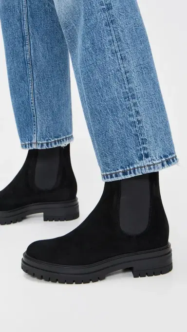 Gianvito Rossi Chester Suede Boots Black | Thumbnail 3 Gianvito Rossi Chester Suede Boots Black | Thumbnail 3