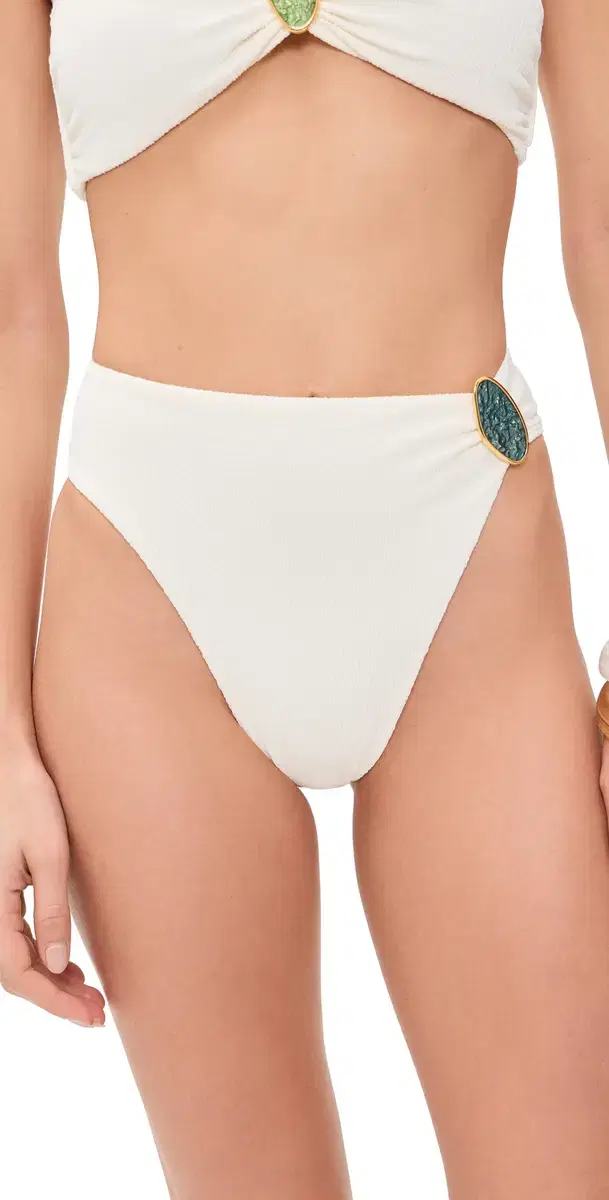 Petra Gigi Hot Bikini Bottoms White