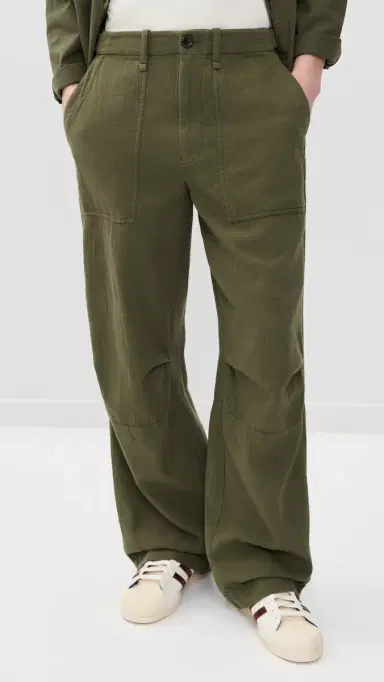 SIMKHAI Slater Field Pants Olive | Thumbnail 2