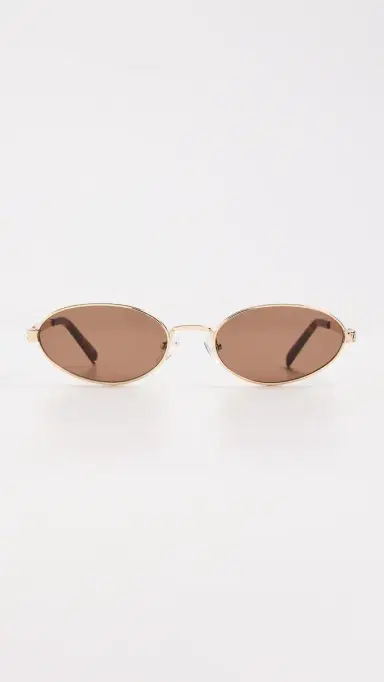 Luv Lou The Kendall Sunglasses Gold One Size | Thumbnail 2 Luv Lou The Kendall Sunglasses Gold One Size | Thumbnail 2