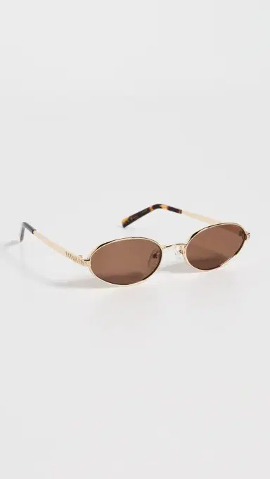 Luv Lou The Kendall Sunglasses Gold One Size | Thumbnail 4 Luv Lou The Kendall Sunglasses Gold One Size | Thumbnail 4