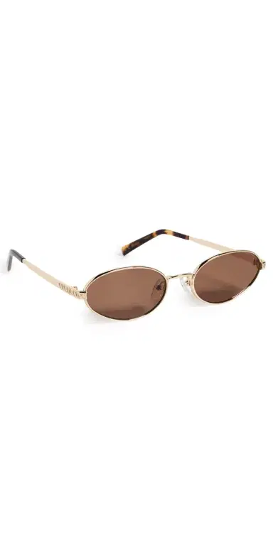 Luv Lou The Kendall Sunglasses Gold One Size | Thumbnail 1 Luv Lou The Kendall Sunglasses Gold One Size | Thumbnail 1