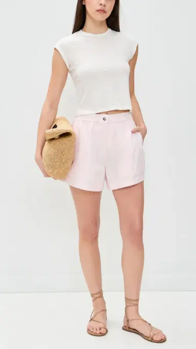 Apiece Apart Mar Shorts Rosewater | Thumbnail 5