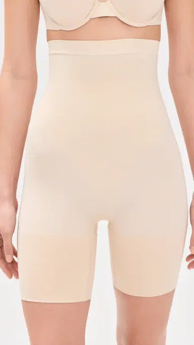 SPANX panxculpt GoFigure Mid Thigh Shorts Toasted Coconut | Thumbnail 2