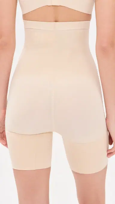 SPANX panxculpt GoFigure Mid Thigh Shorts Toasted Coconut | Thumbnail 3