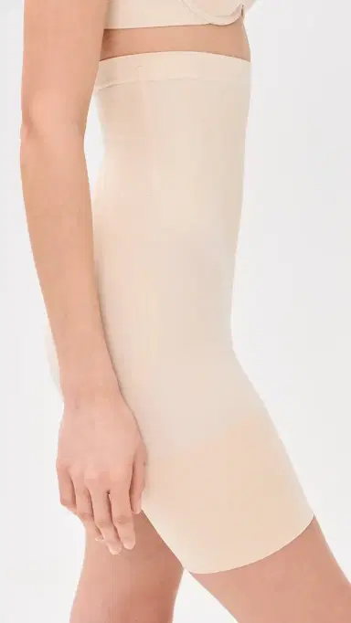 SPANX panxculpt GoFigure Mid Thigh Shorts Toasted Coconut | Thumbnail 4