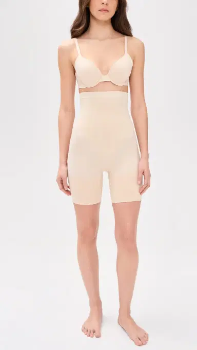 SPANX panxculpt GoFigure Mid Thigh Shorts Toasted Coconut | Thumbnail 5