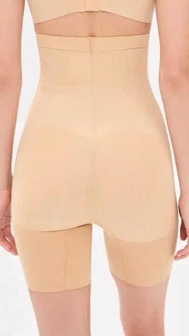SPANX panxculpt GoFigure Mid Thigh Shorts Honey | Thumbnail 3