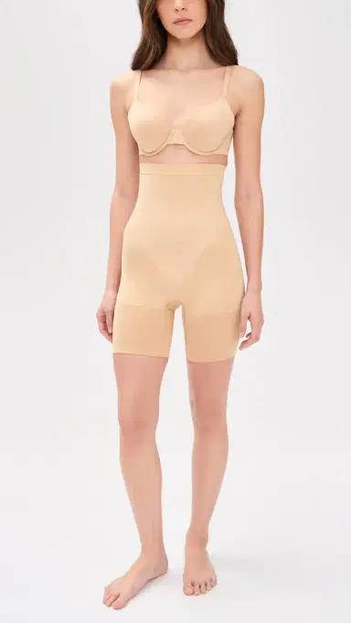 SPANX panxculpt GoFigure Mid Thigh Shorts Honey | Thumbnail 5