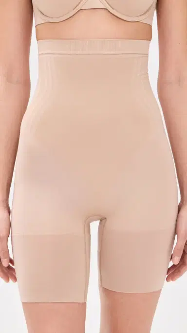 SPANX panxculpt GoFigure Mid Thigh Shorts Chai | Thumbnail 2