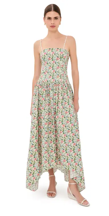 AZEEZA Nayara Poplin Dress Florette L | Thumbnail 1