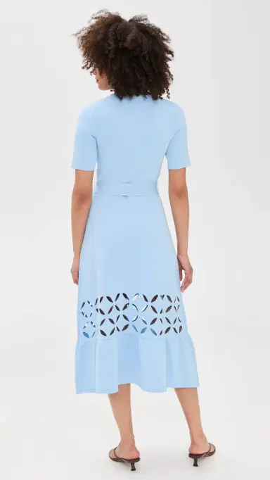 Shoshanna Pendelton Dress ky Blue | Thumbnail 3 Shoshanna Pendelton Dress ky Blue | Thumbnail 3