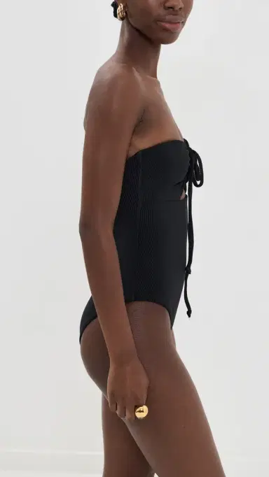 BEACH RIOT Phoenix One Piece Black L | Thumbnail 4