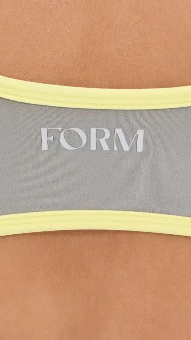 FORM Curved Hem Bra Slate/Lemon L | Thumbnail 6 FORM Curved Hem Bra Slate/Lemon L | Thumbnail 6