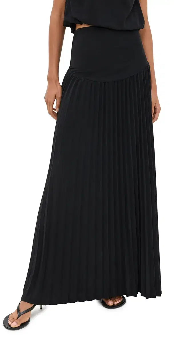 Field of Dreams Maxi Skirt Onyx