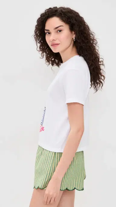 Sunny Somewhere Lisbon Sardines - Everyday Tee White | Thumbnail 4 Sunny Somewhere Lisbon Sardines - Everyday Tee White | Thumbnail 4