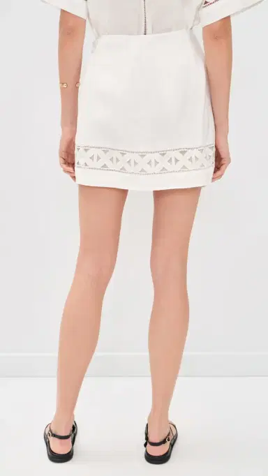 Kivari Marley Linen Mini Skirt | Thumbnail 3 Kivari Marley Linen Mini Skirt | Thumbnail 3