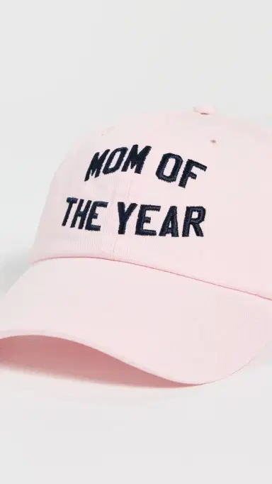 Favorite Daughter Mom of the Year Baseball Cap Light Pink/Navy One Size | Thumbnail 5