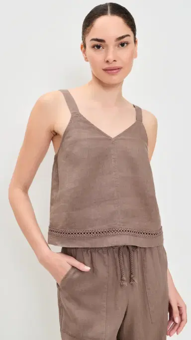 Splendid Stella Linen Tank Wicker | Thumbnail 2