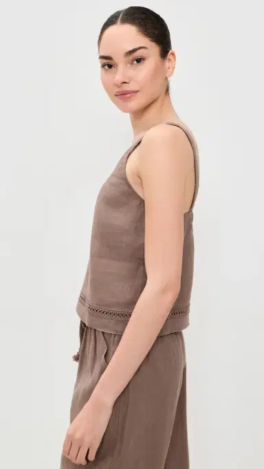 Splendid Stella Linen Tank Wicker | Thumbnail 4