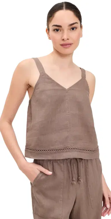 Splendid Stella Linen Tank Wicker | Thumbnail 1
