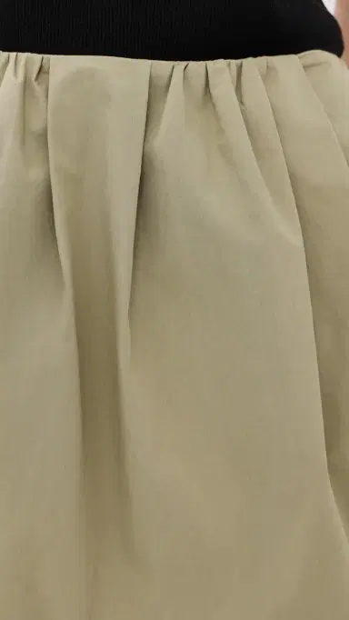 Balmain Cotton Balloon Short Skirt Vert Pale | Thumbnail 6