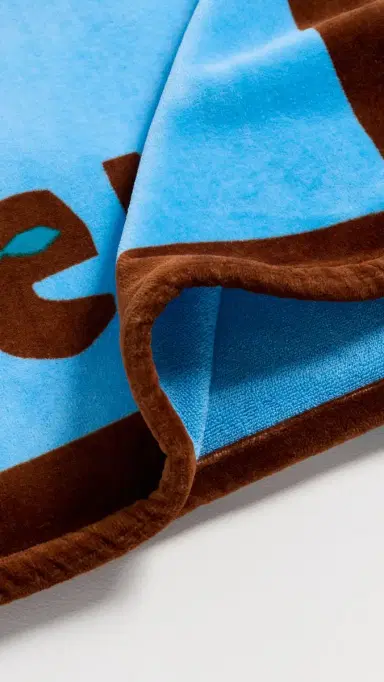 Jonathan Adler Playa La Mer Beach Towel Blue One Size | Thumbnail 4