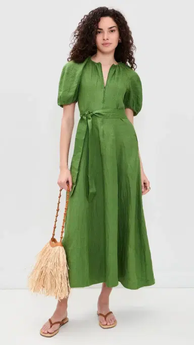 Apiece Apart Onella Maxi Dress Jardin | Thumbnail 5