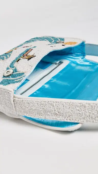 Staud Tommy Beaded Shoulder Bag Surf Babes | Thumbnail 6