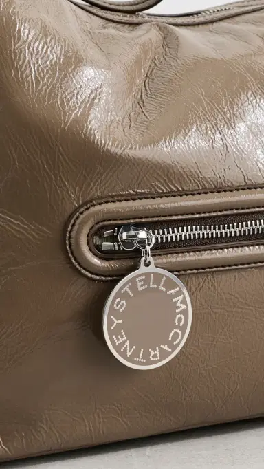 Stella McCartney Dartmoor Shoulder Bag Taupe One Size | Thumbnail 5 Stella McCartney Dartmoor Shoulder Bag Taupe One Size | Thumbnail 5