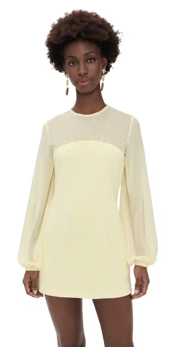 endless rose ixed edia ini Dress with Puff Sleeves Butter