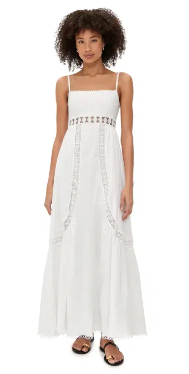 Peixoto Charlotte Dress White L | Thumbnail 1