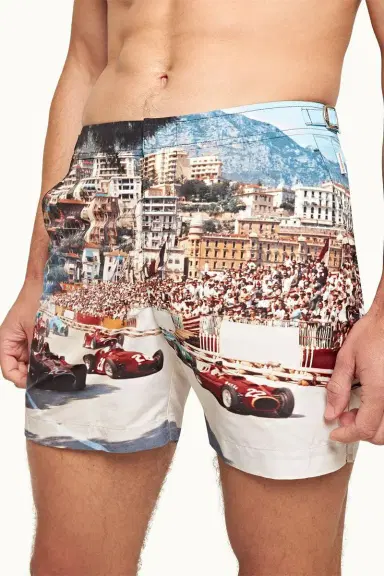 Orlebar Brown Bulldog Swim Shorts - Start Your Engines | Thumbnail 2
