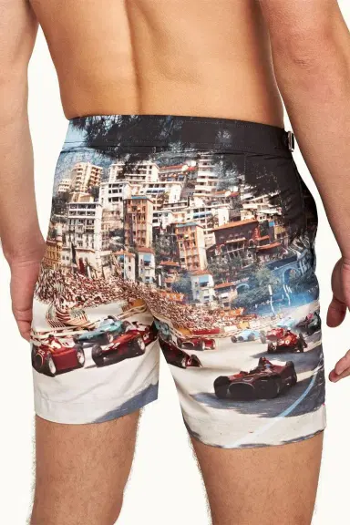 Orlebar Brown Bulldog Swim Shorts - Start Your Engines | Thumbnail 3