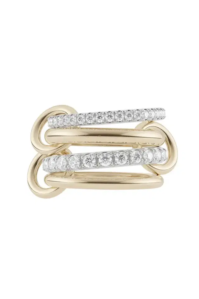Spinelli Kilcollin Diamond Halley Four Band Ring