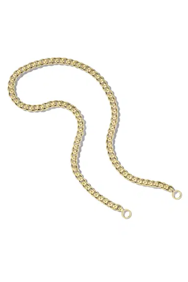Marla Aaron Rolling Curb Necklace - Yellow Gold - 18in | Thumbnail 1 Marla Aaron Rolling Curb Necklace - Yellow Gold - 18in | Thumbnail 1