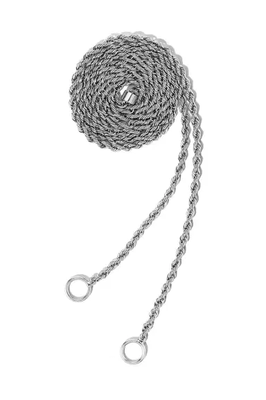 Marla Aaron Rope Chain Necklace - Platinum | Thumbnail 1 Marla Aaron Rope Chain Necklace - Platinum | Thumbnail 1