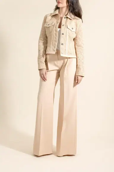 ERMANNO SCERVINO Wide Leg Pant - Toasted Almond | Thumbnail 2