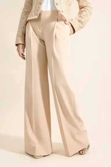 ERMANNO SCERVINO Wide Leg Pant - Toasted Almond | Thumbnail 3