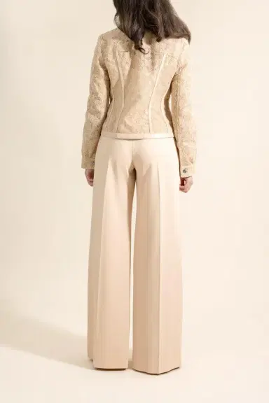 ERMANNO SCERVINO Wide Leg Pant - Toasted Almond | Thumbnail 4