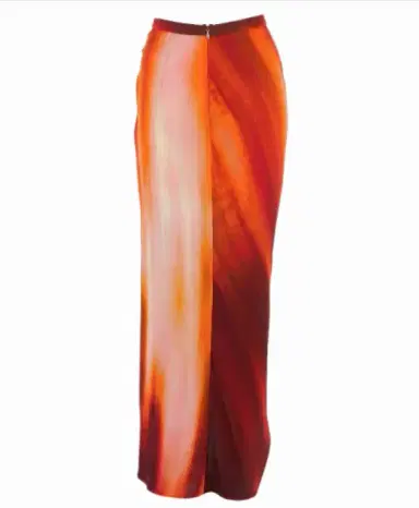 LaQuan Smith Maxi Skirt with Slit Detail | Thumbnail 2 LaQuan Smith Maxi Skirt with Slit Detail | Thumbnail 2