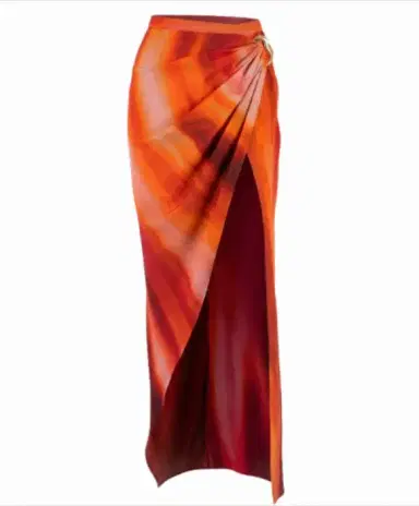 LaQuan Smith Maxi Skirt with Slit Detail | Thumbnail 1 LaQuan Smith Maxi Skirt with Slit Detail | Thumbnail 1