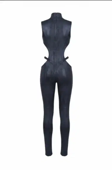 LaQuan Smith Mock Neck Jumpsuit with Cutout Detail | Thumbnail 2 LaQuan Smith Mock Neck Jumpsuit with Cutout Detail | Thumbnail 2