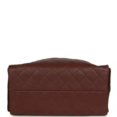 Chanel Chanel Medium 25 Hobo Bag Brown Caviar Antique Gold Hardware | Thumbnail 6